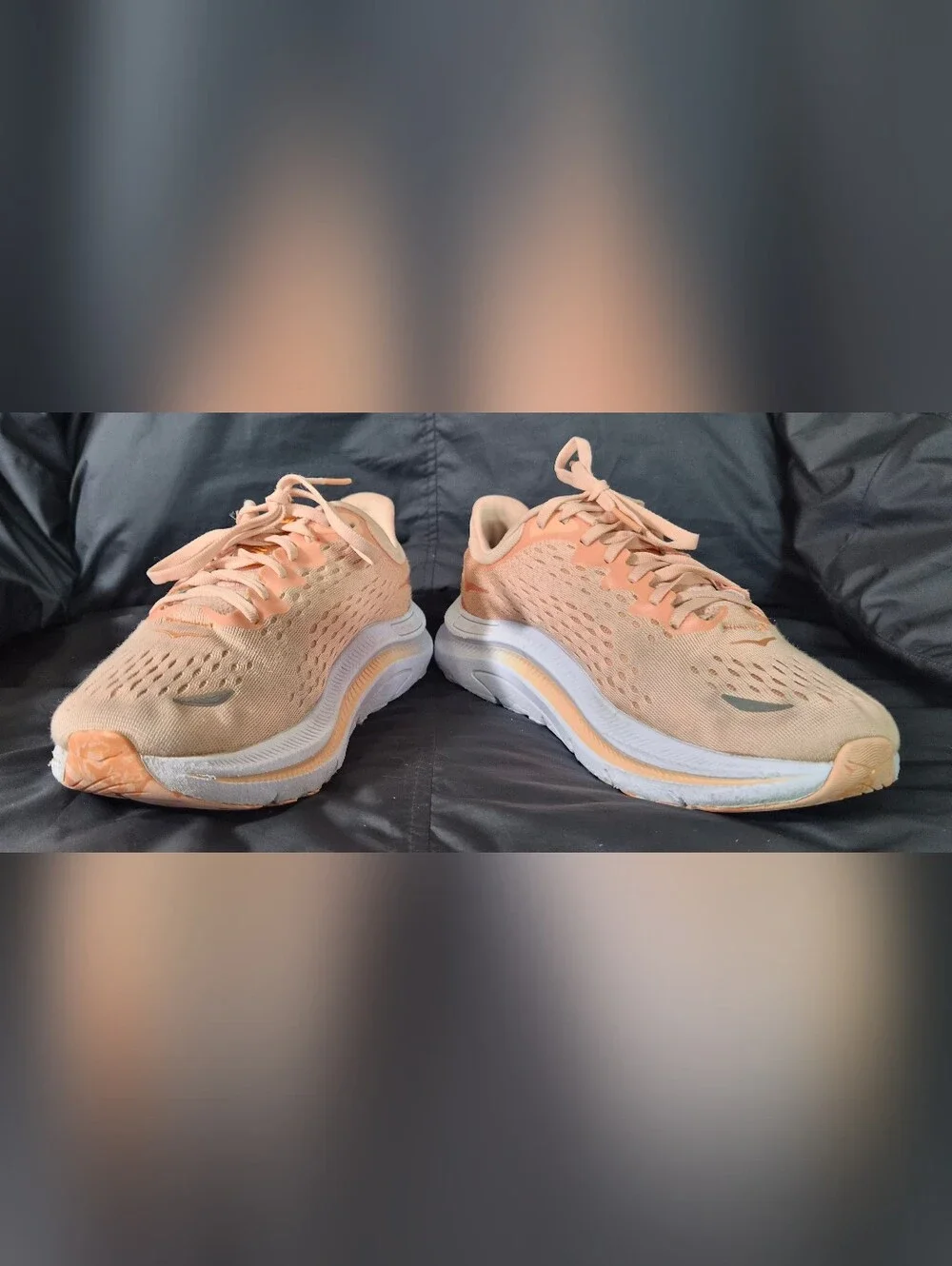 Women's HOKA ONE ONE Kawana ''Peach Parfait'' Running Shoes Sz. 7.5